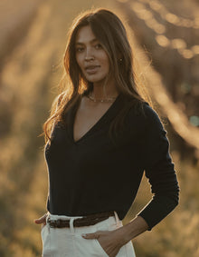 Women | Ravello Long Sleeve Polo | Navy