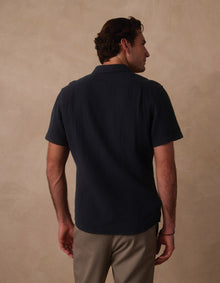 Men | Kalo Short Sleeve Button Up | Navy