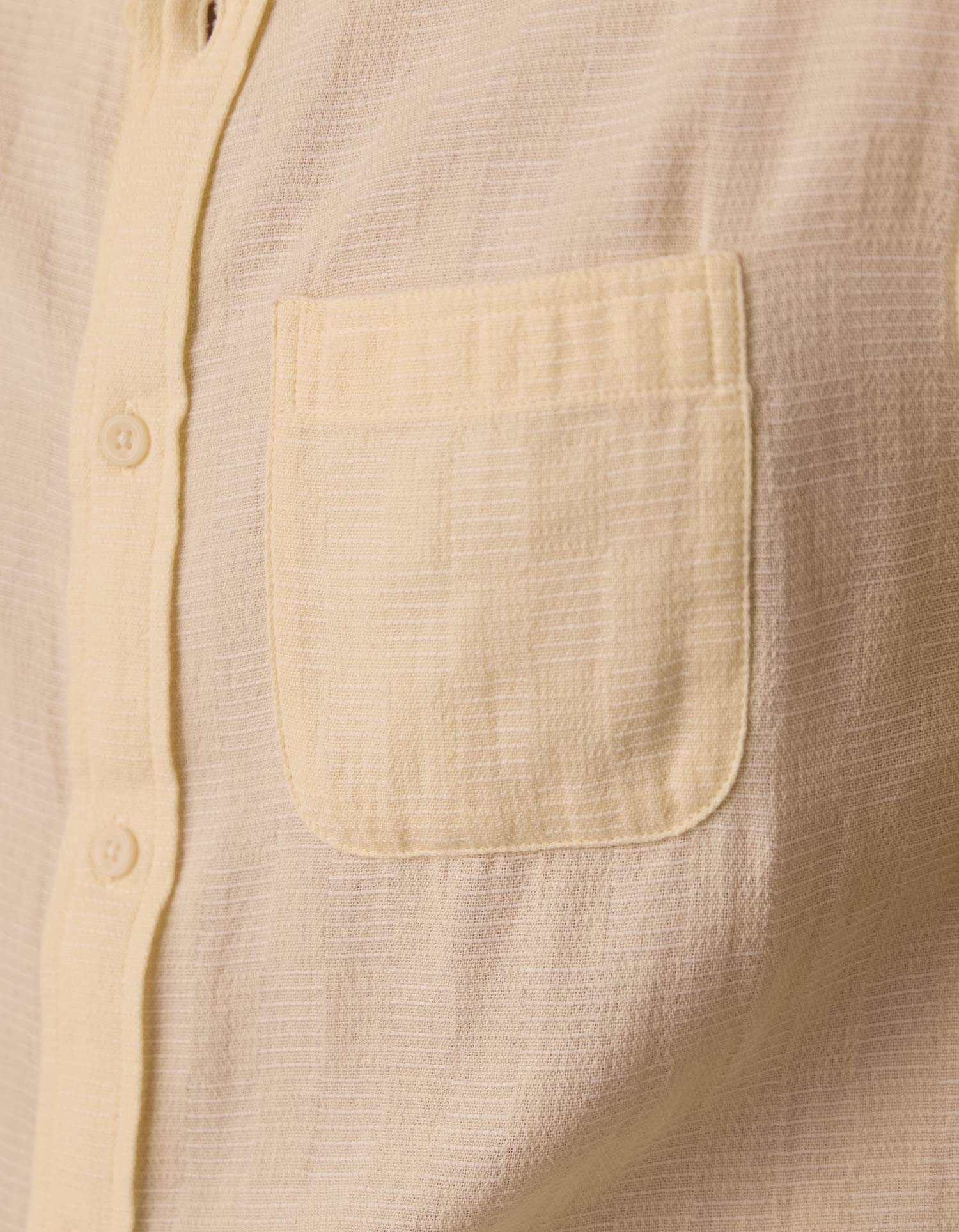 Men | Freshwater Short Sleeve Button Up Shirt | Summer Yellow Check
