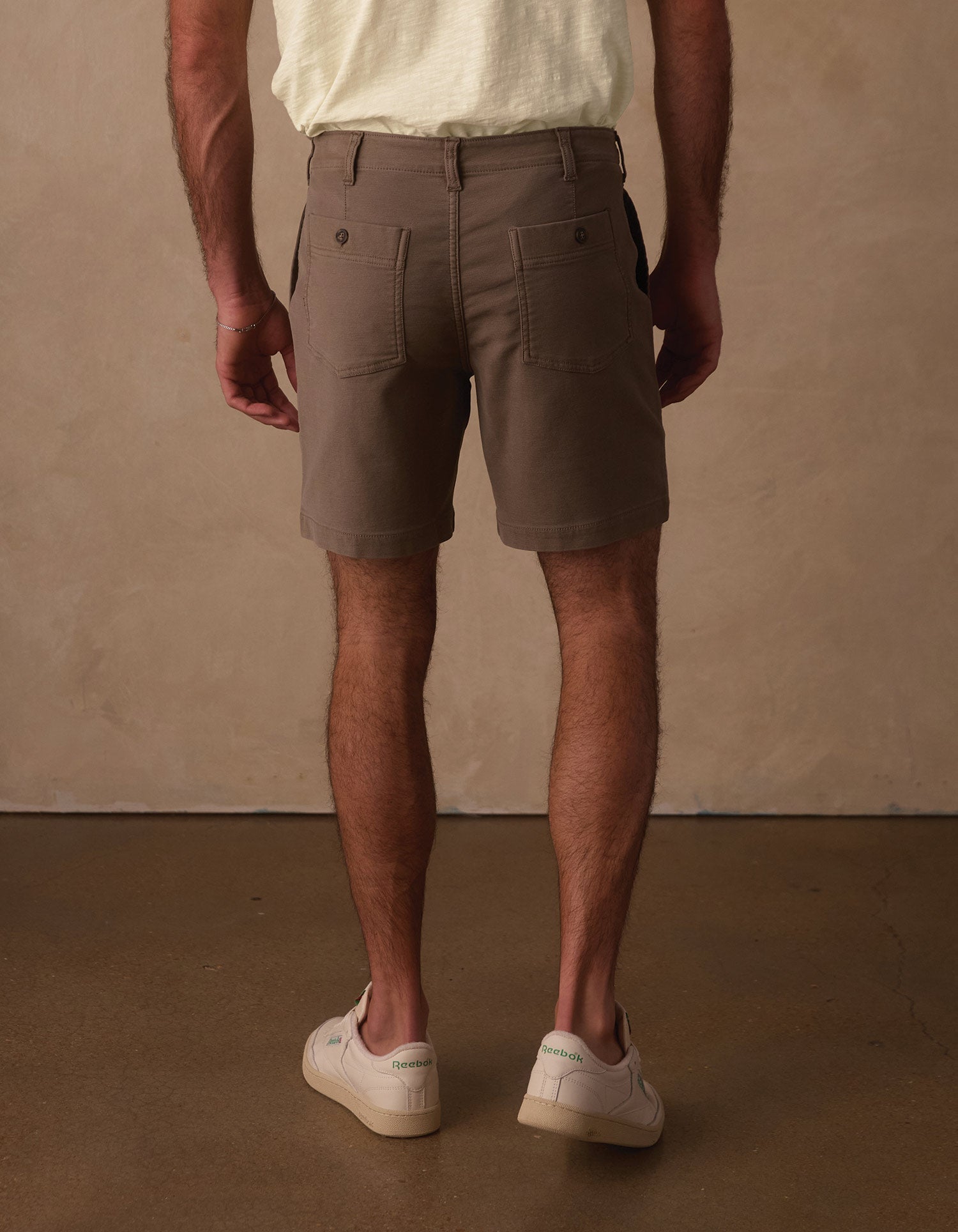 Men | Comfort Terry Utility Short | Taupe