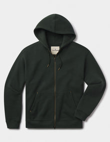 Men | Normal Fleece Full Zip Hoodie | Varsity Green