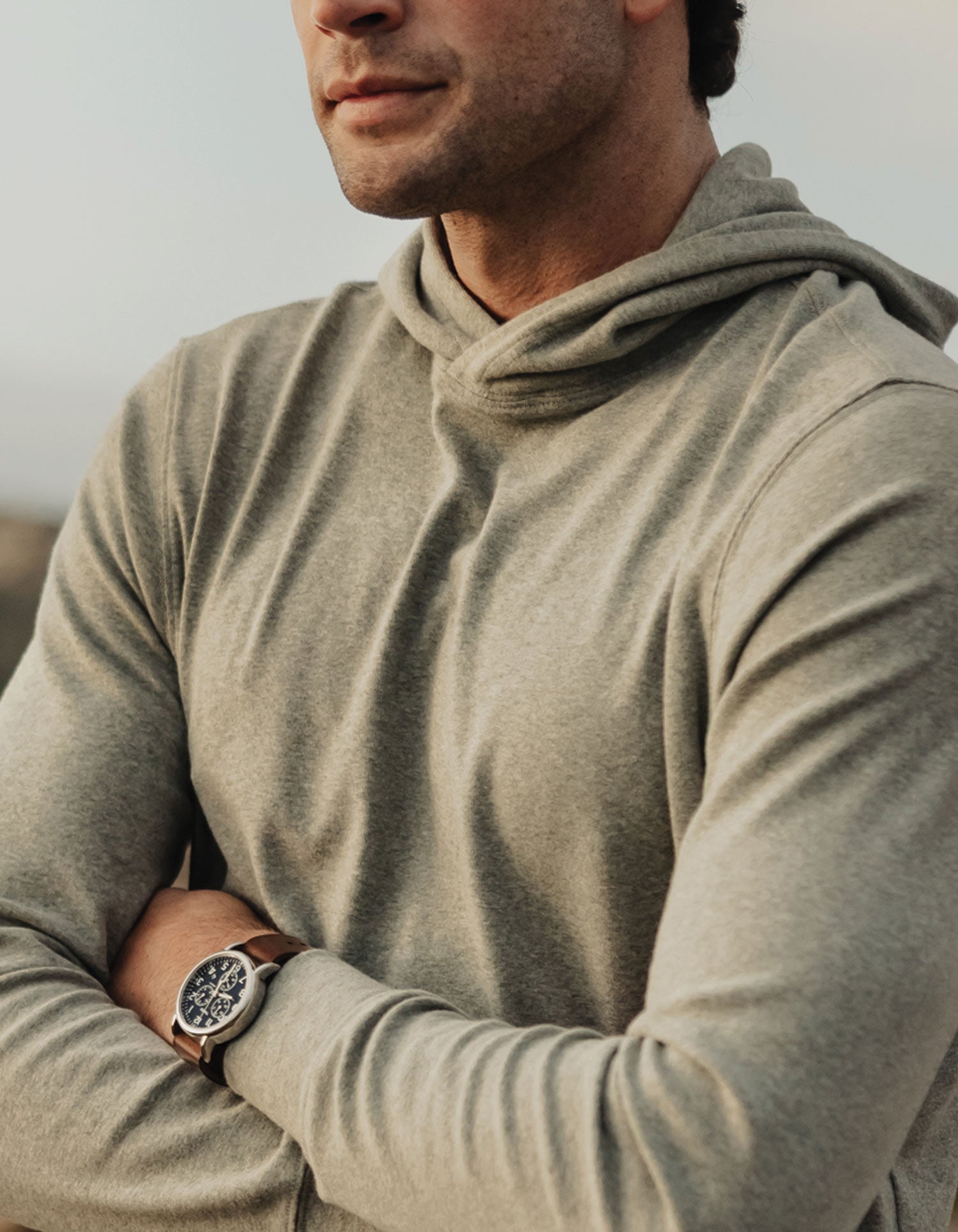 Men | Puremeso Essential Hoodie | Sea Glass