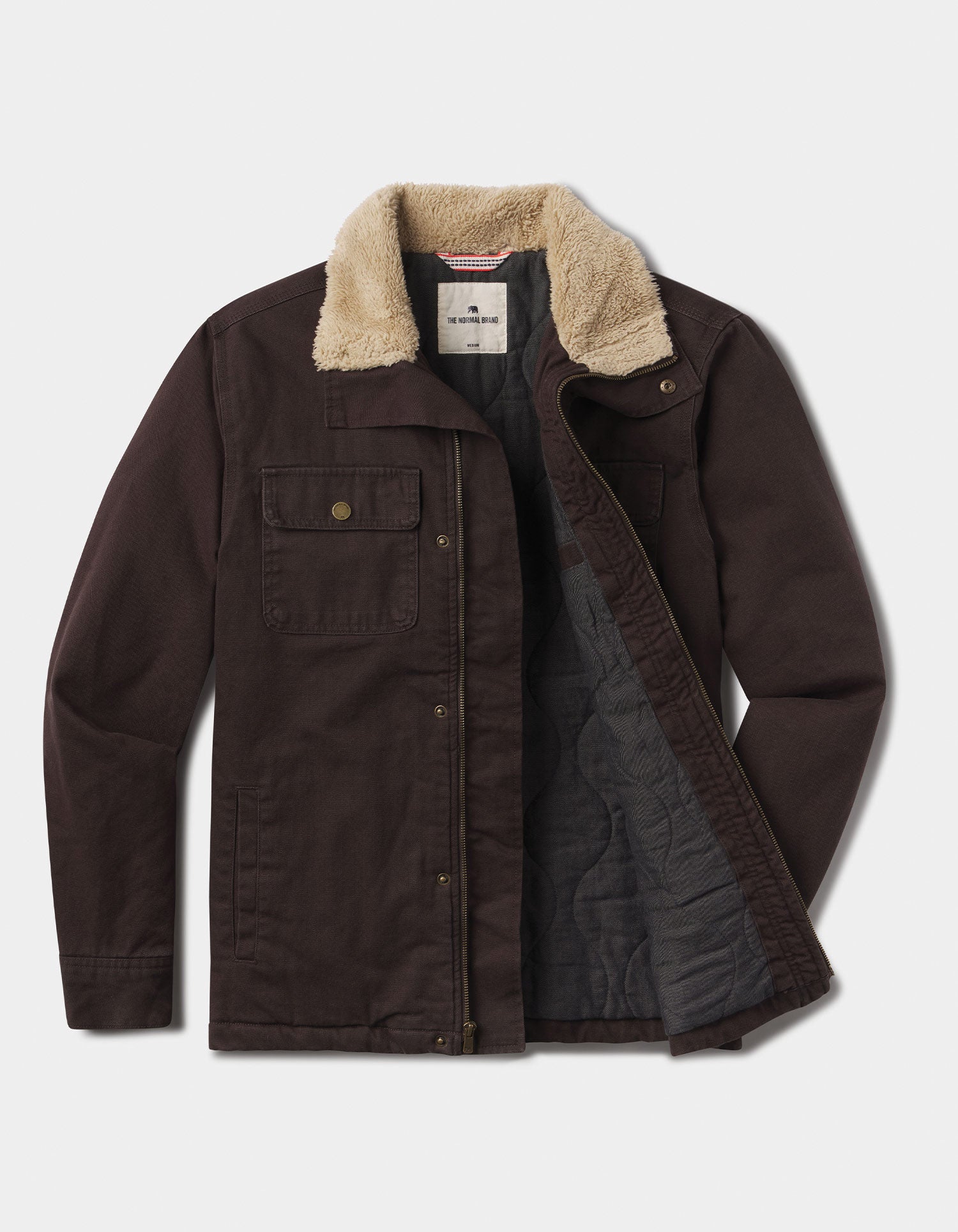 Men | Canvas Chore Coat | Umber