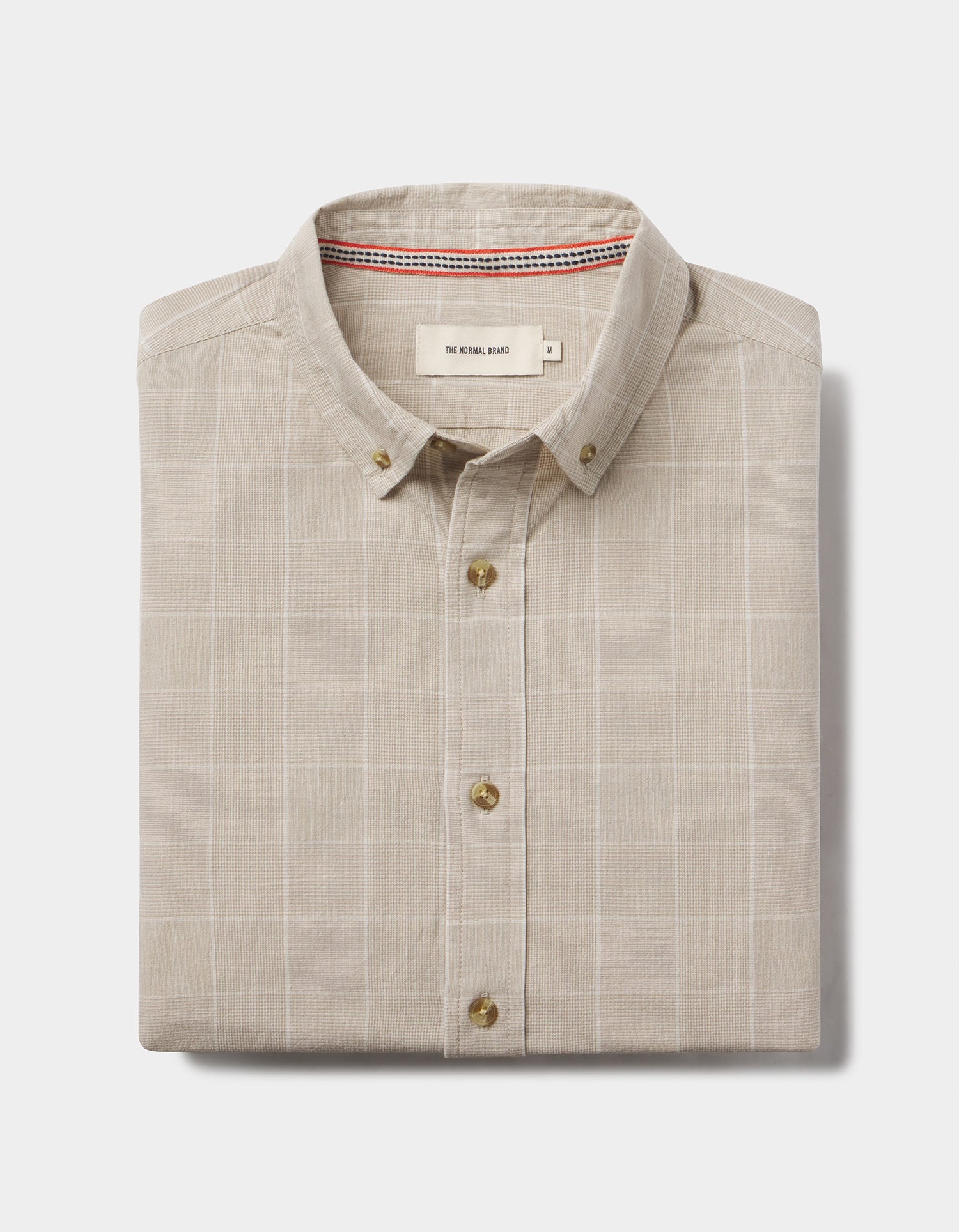 Men | Nikko Classic Button Up | Tan Plaid