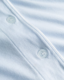 Blue Set - Pima Lusso Long Sleeve Top & Boxer Set
