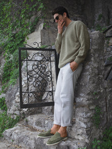 The Waffle Knit | Pistachio
