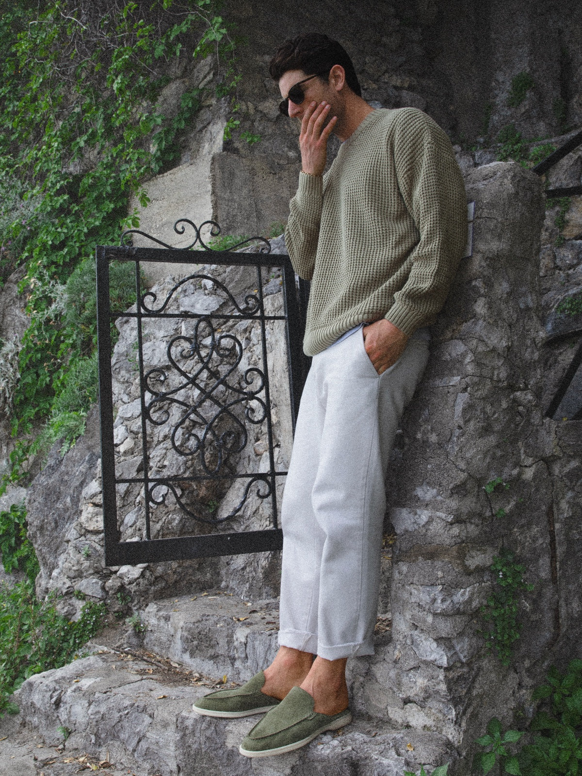 The Waffle Knit | Pistachio