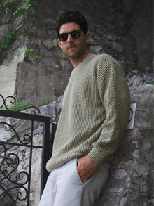 The Waffle Knit | Pistachio
