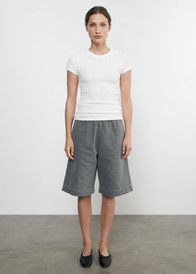 Puckered Cap Sleeve | Undyed