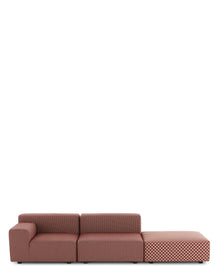 Plastics Armless Sofa | Single | Rust