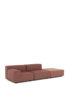 Plastics Armless Sofa | Single | Rust