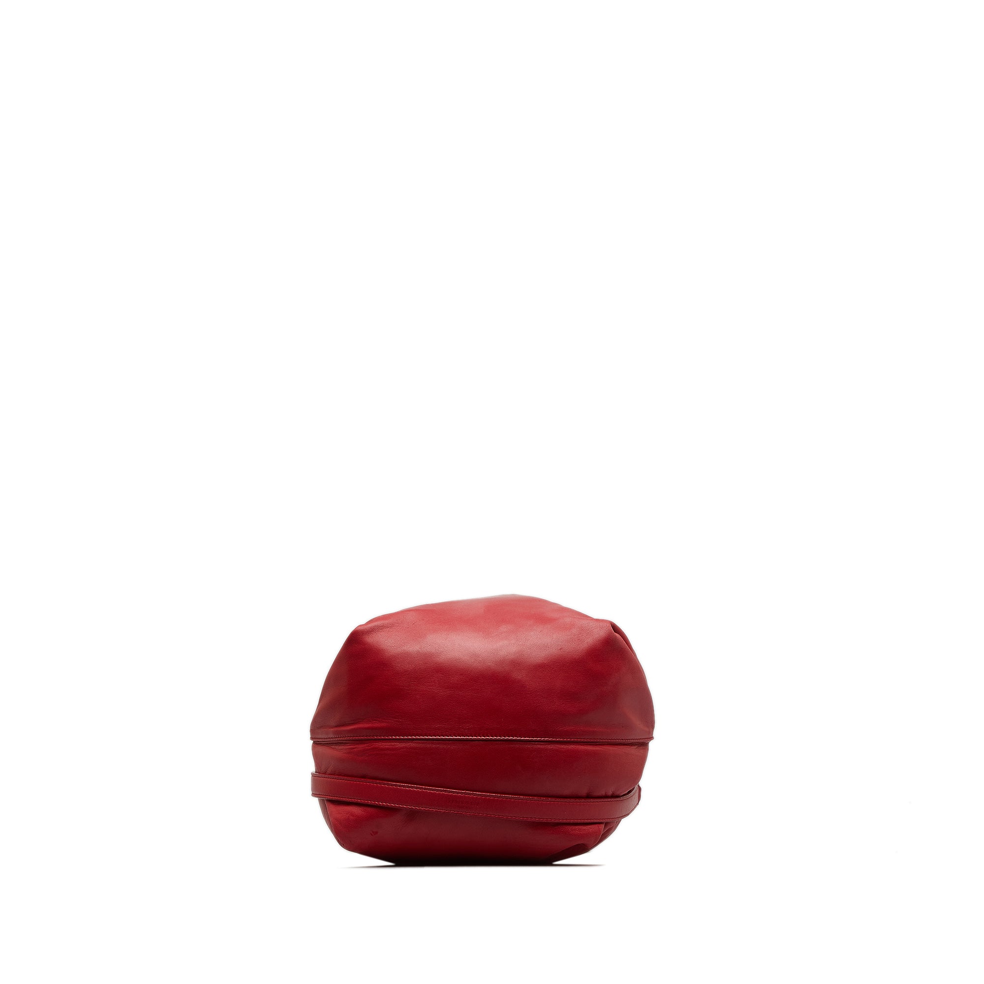 Saint Laurent | Pre-Owned Small Teddy Bucket | Red