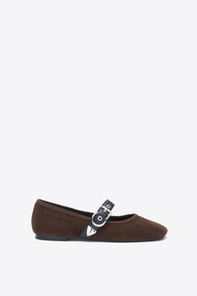 ID Mary Jane Flat | Chocolate