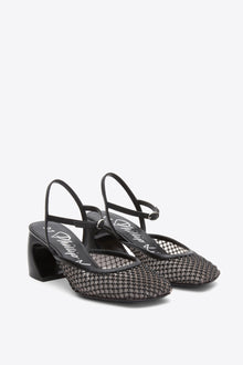 ID Mesh Mary Jane Pump | Black