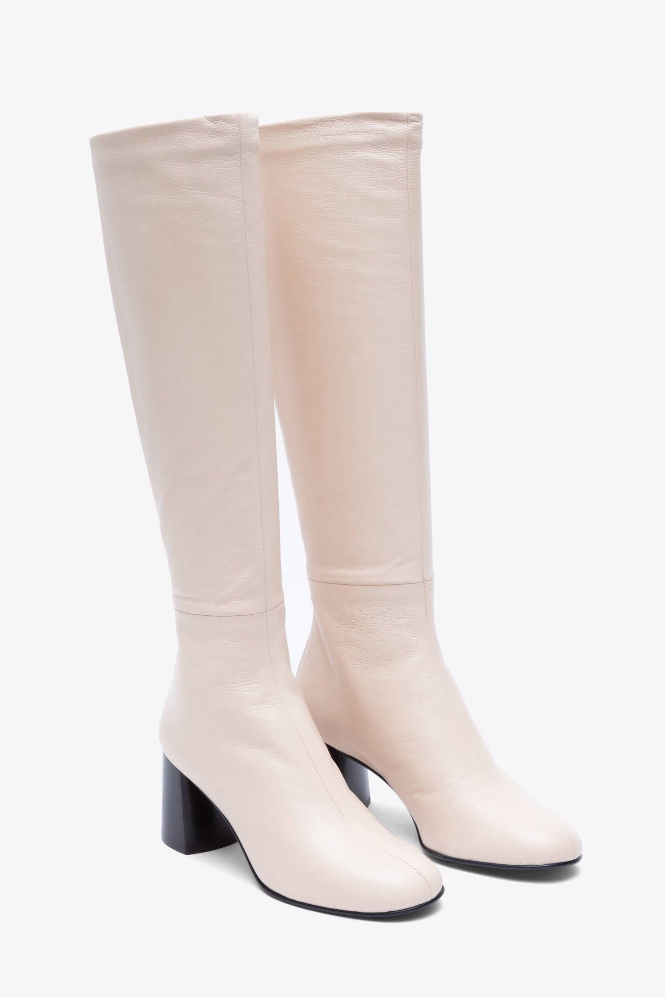 Nadia Soft Heel Boots | Almond