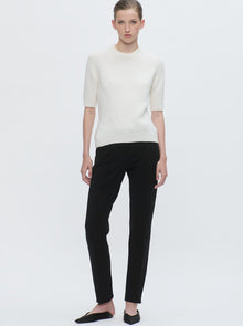 Portia Crewneck Cashmere Sweater | Ivory