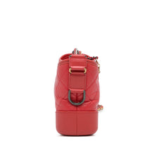 Chanel | Pre-Owned Small Chevron Lambskin Gabrielle Crossbody - II | Red