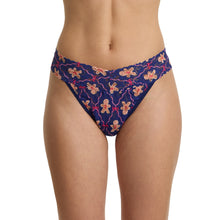 Signature Lace Original Rise Thong | Cookie Cutter (Navy)