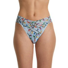 Signature Lace Original Rise Thong | Decked Out (Blue)