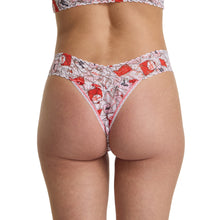 Signature Lace Original Rise Thong | With Love (White)