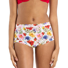 Signature Lace High Rise Boyshort | Meadow Mix (White)