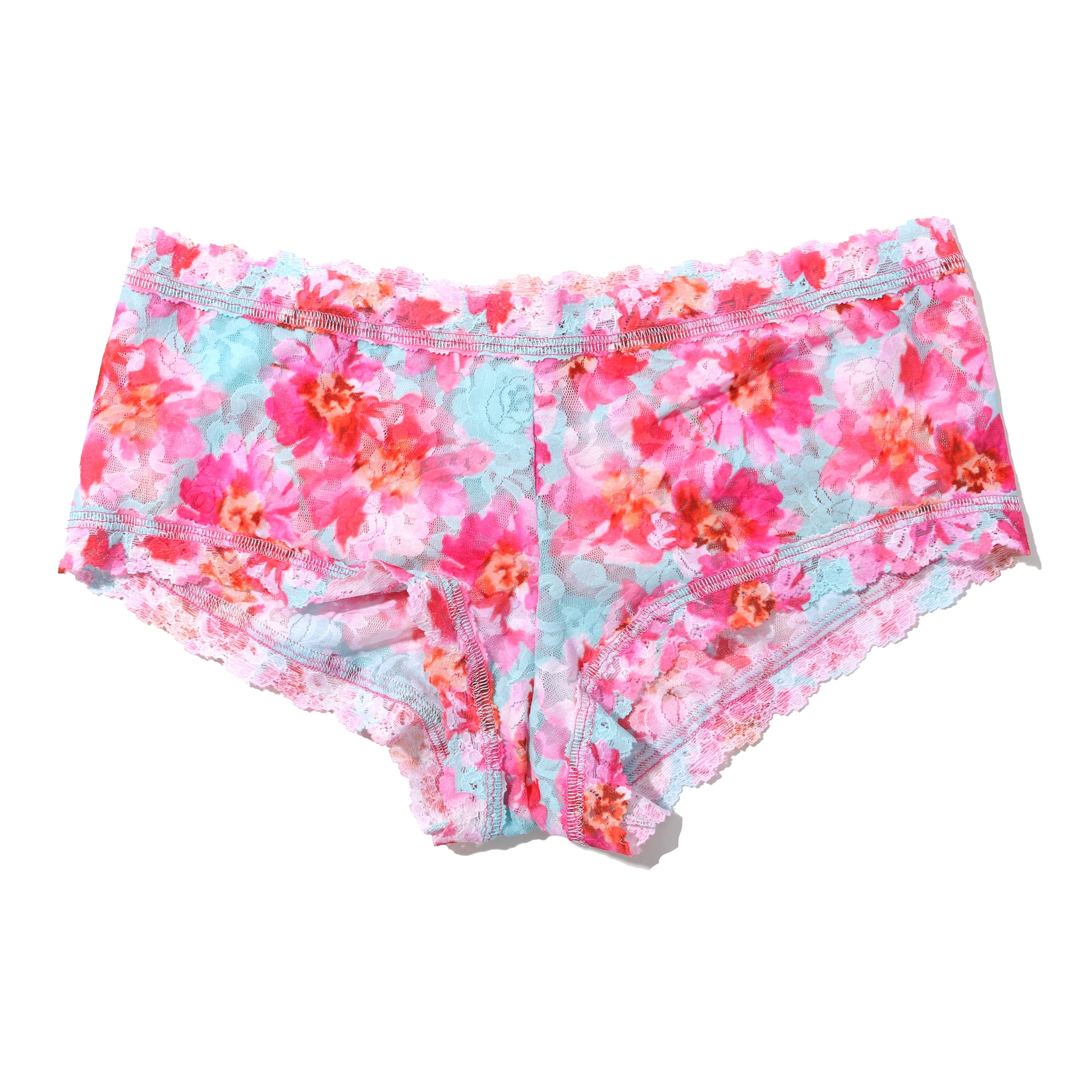 Signature Lace Boyshort | First Bloom (Blue)