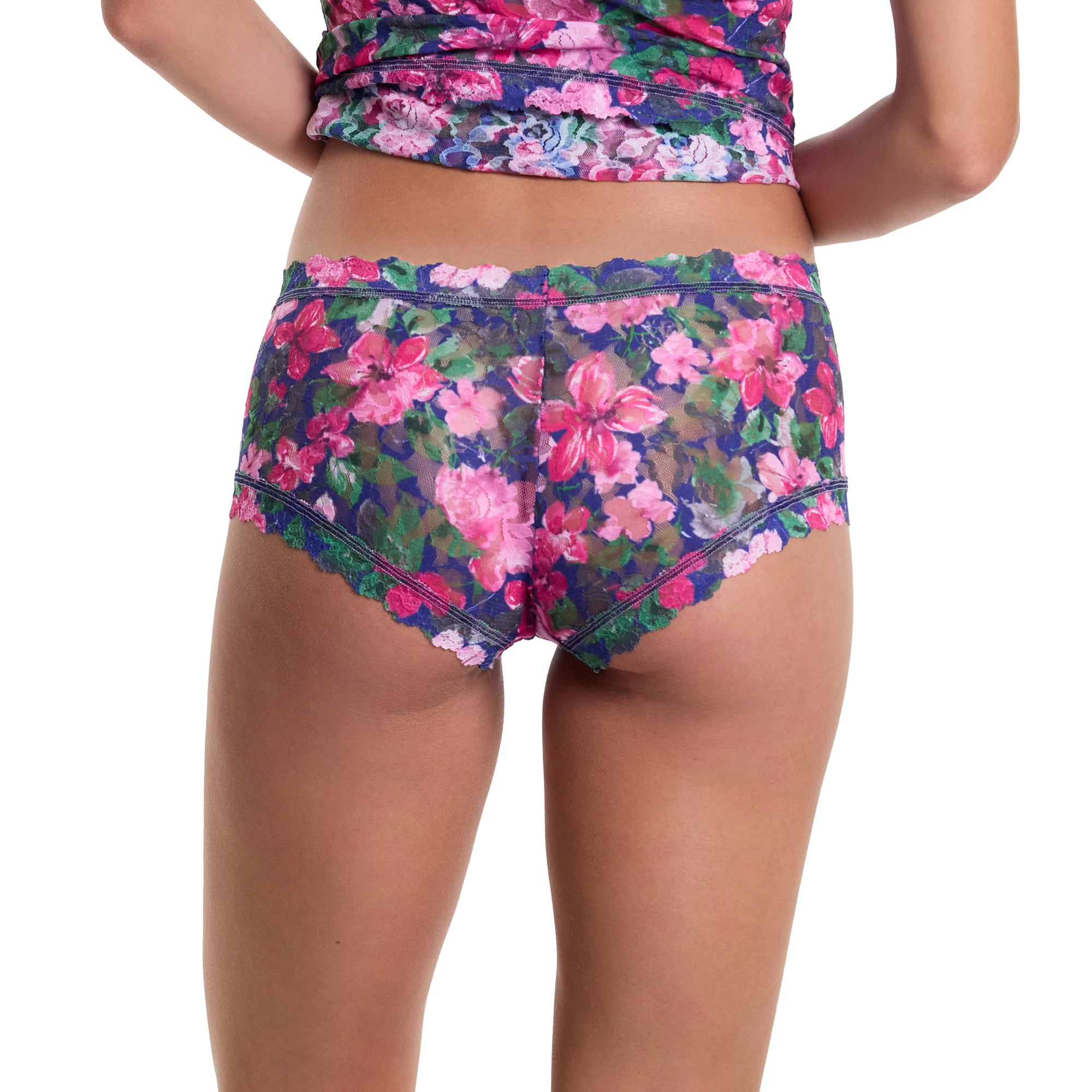 Signature Lace Boyshort | Tis' The Season (Blue)