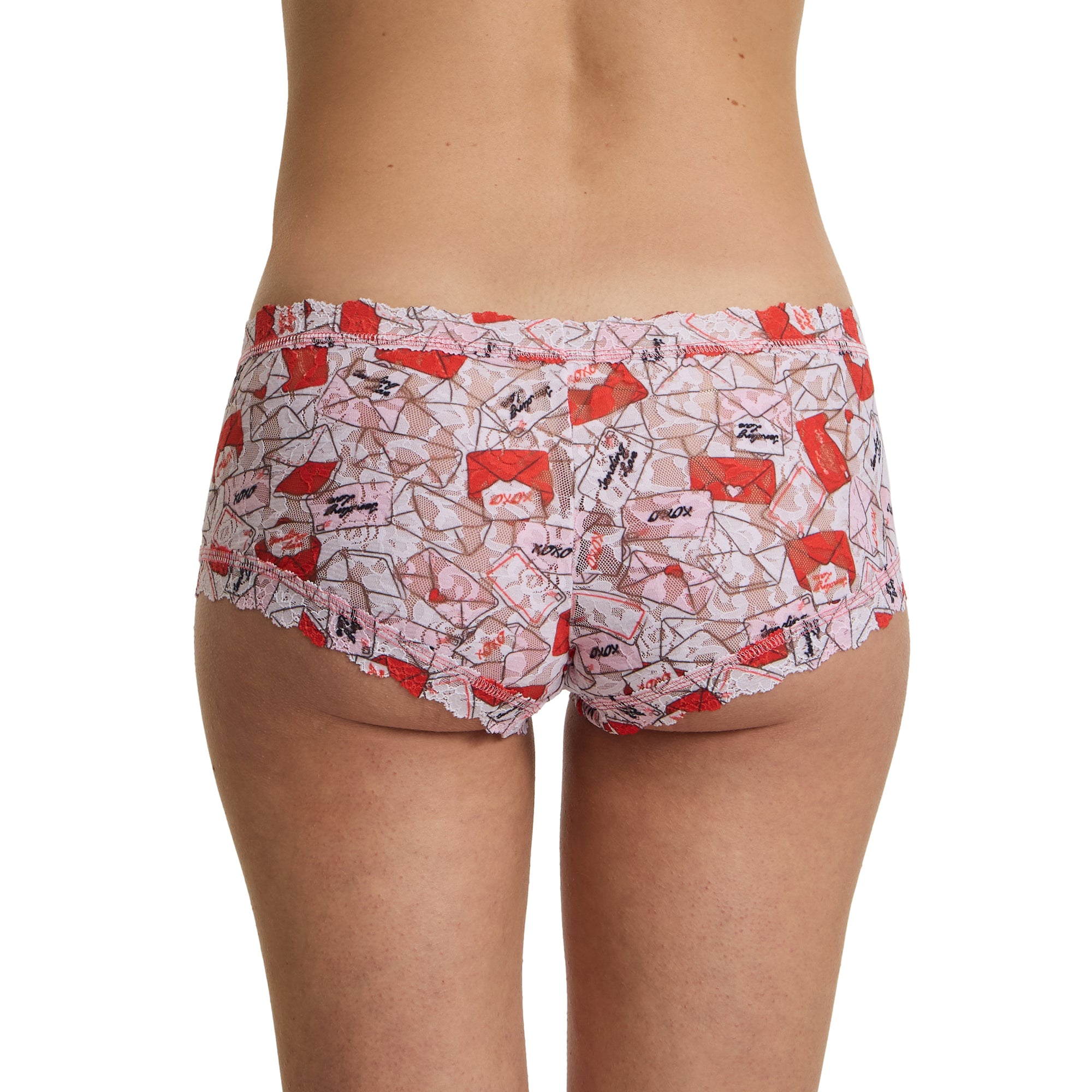 Signature Lace Boyshort | With Love (White)