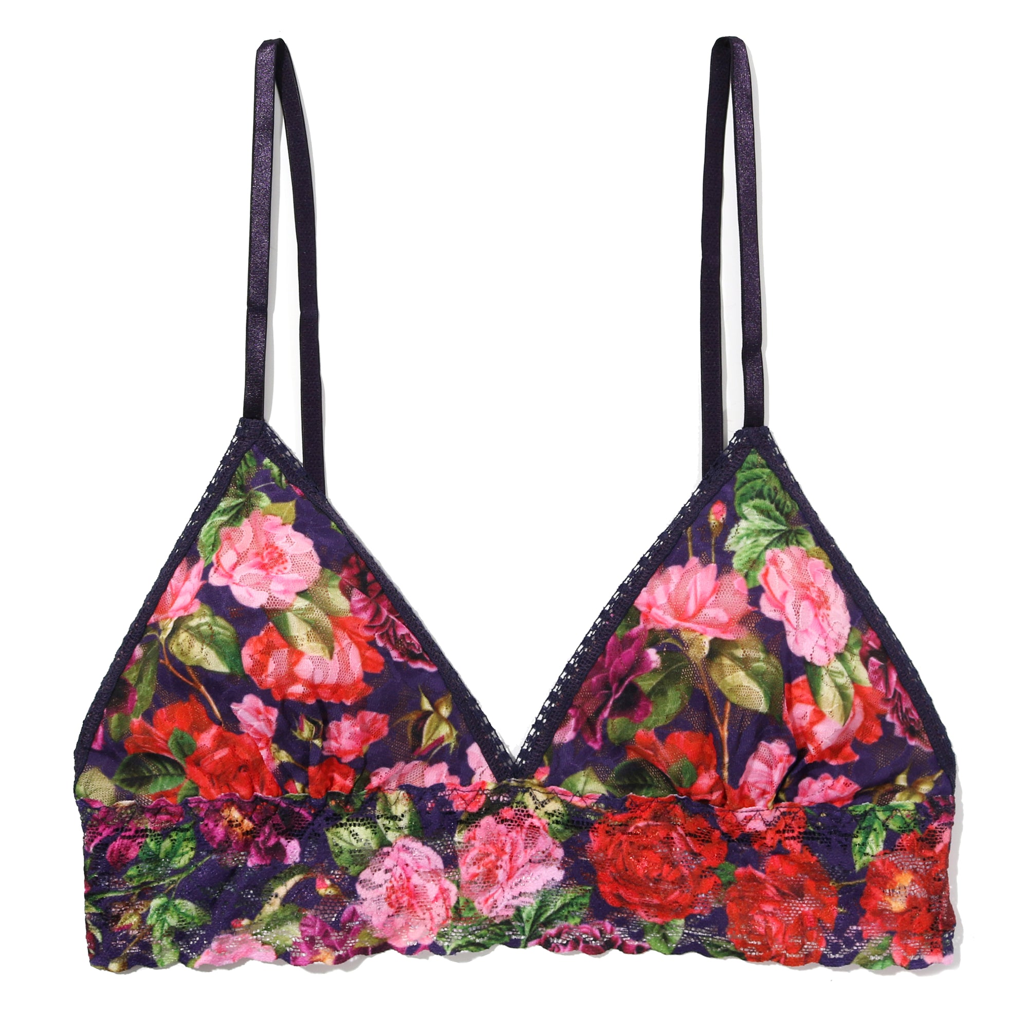 Signature Lace Padded Bralette | Winters Tale (Navy)