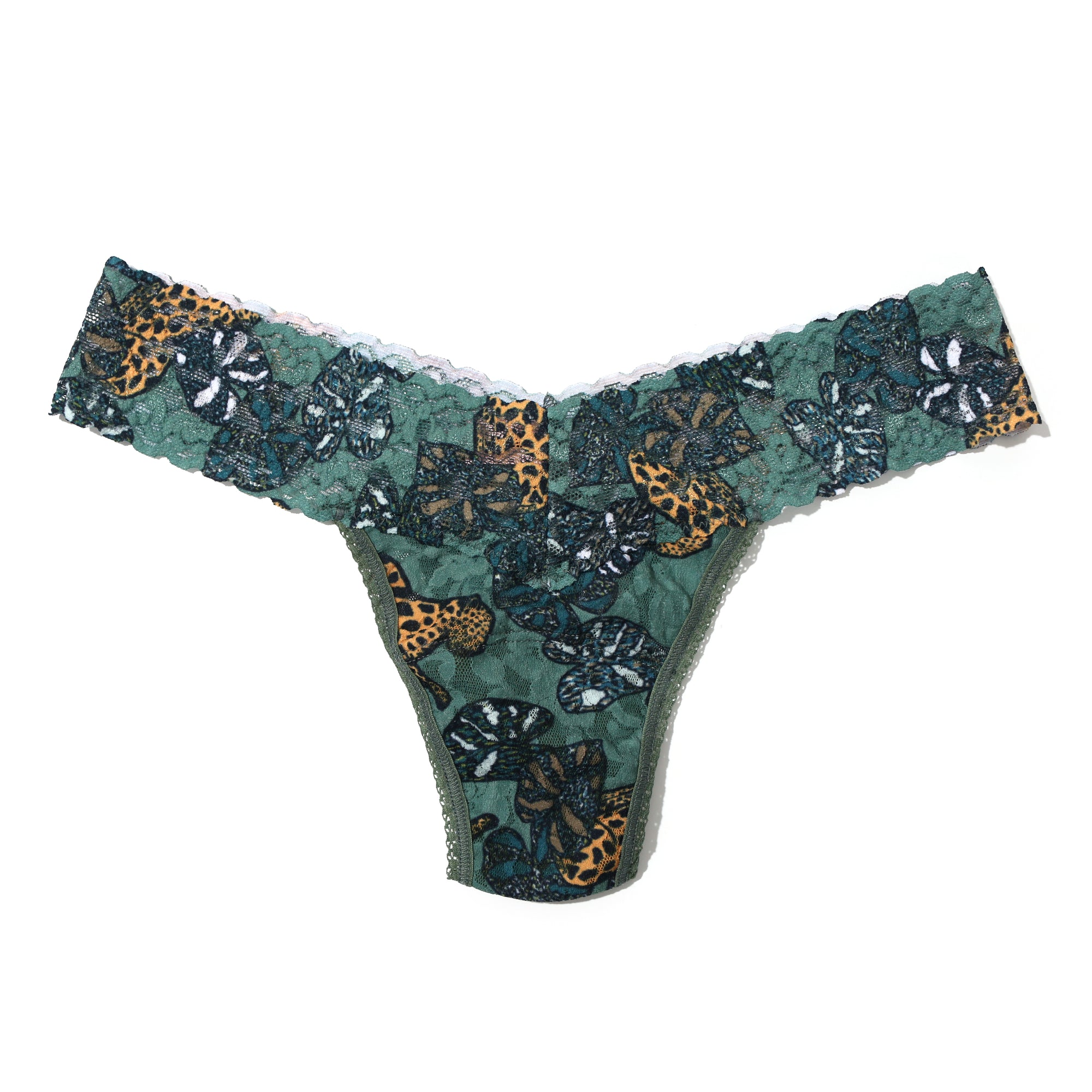 Signature Lace Low Rise Thong | Prowling