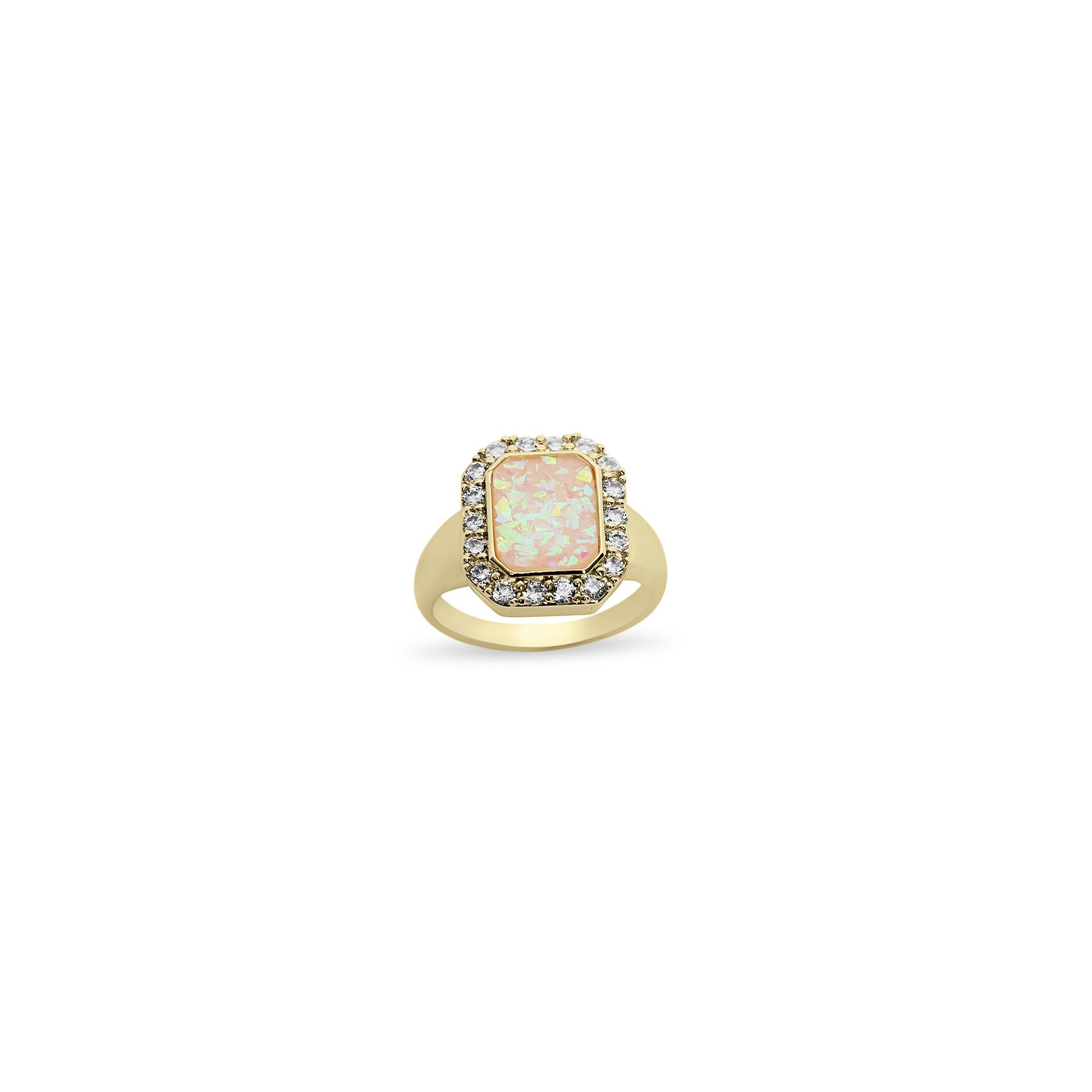 The Call Me Poetry Cocktail Ring (Smith & Cult X Argento Vivo) | 14K Yellow Gold-Plated