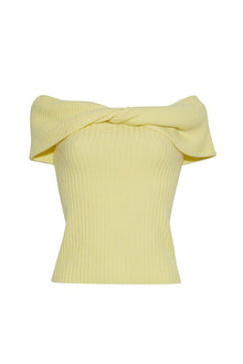 Petunia Top | Light Lemon