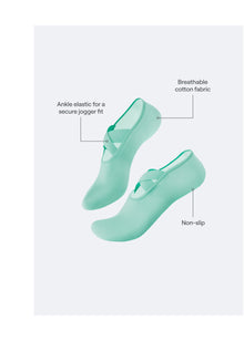 Pilates Grip Socks | Subtle Mint