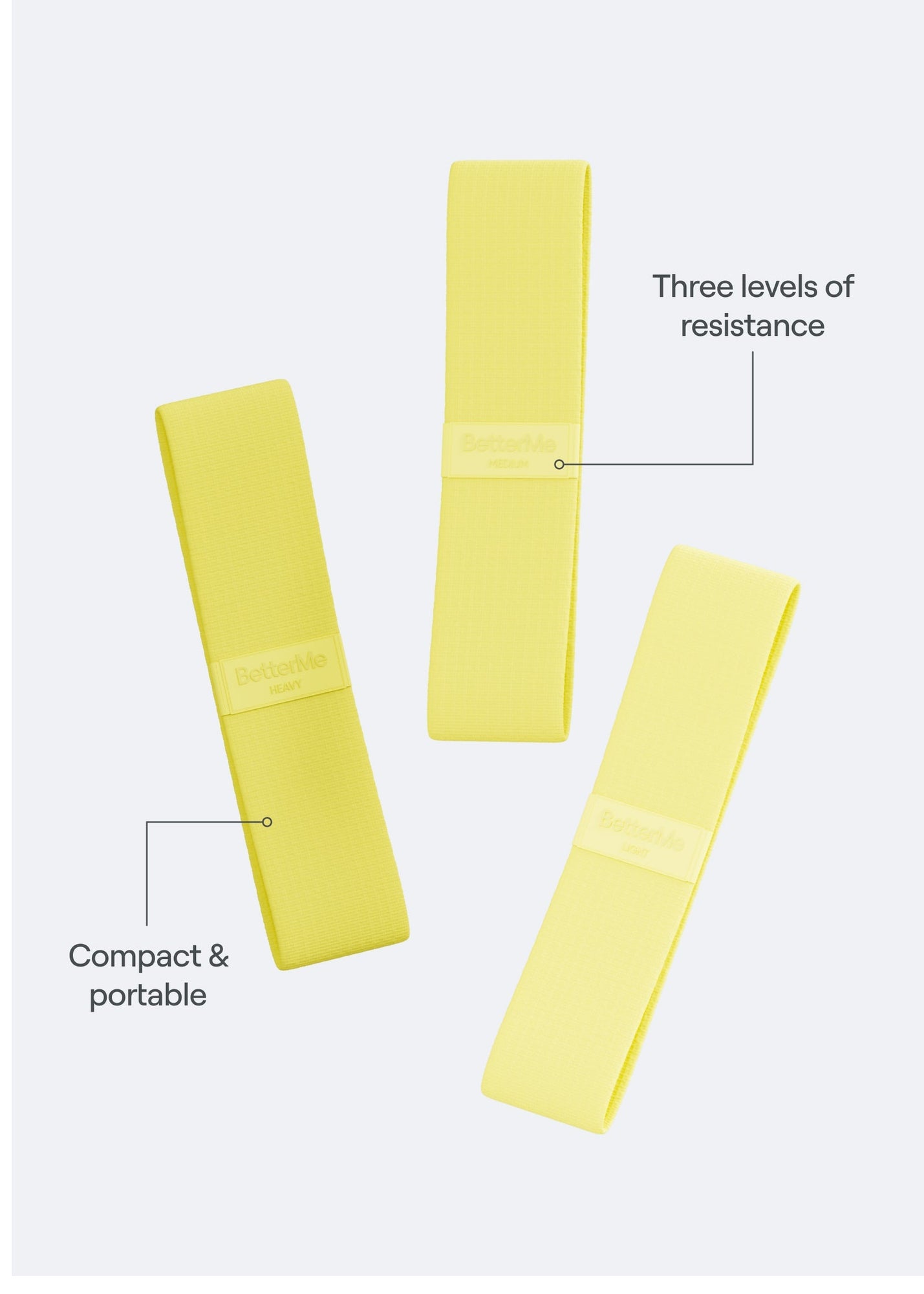 Pilates Loop Bands | Yellow