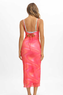 Women | Becca Maxi Dress | Pink Prism