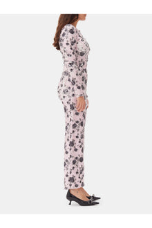 Pink Floral Printed Dress | Corsage