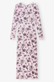 Pink Floral Printed Dress | Corsage