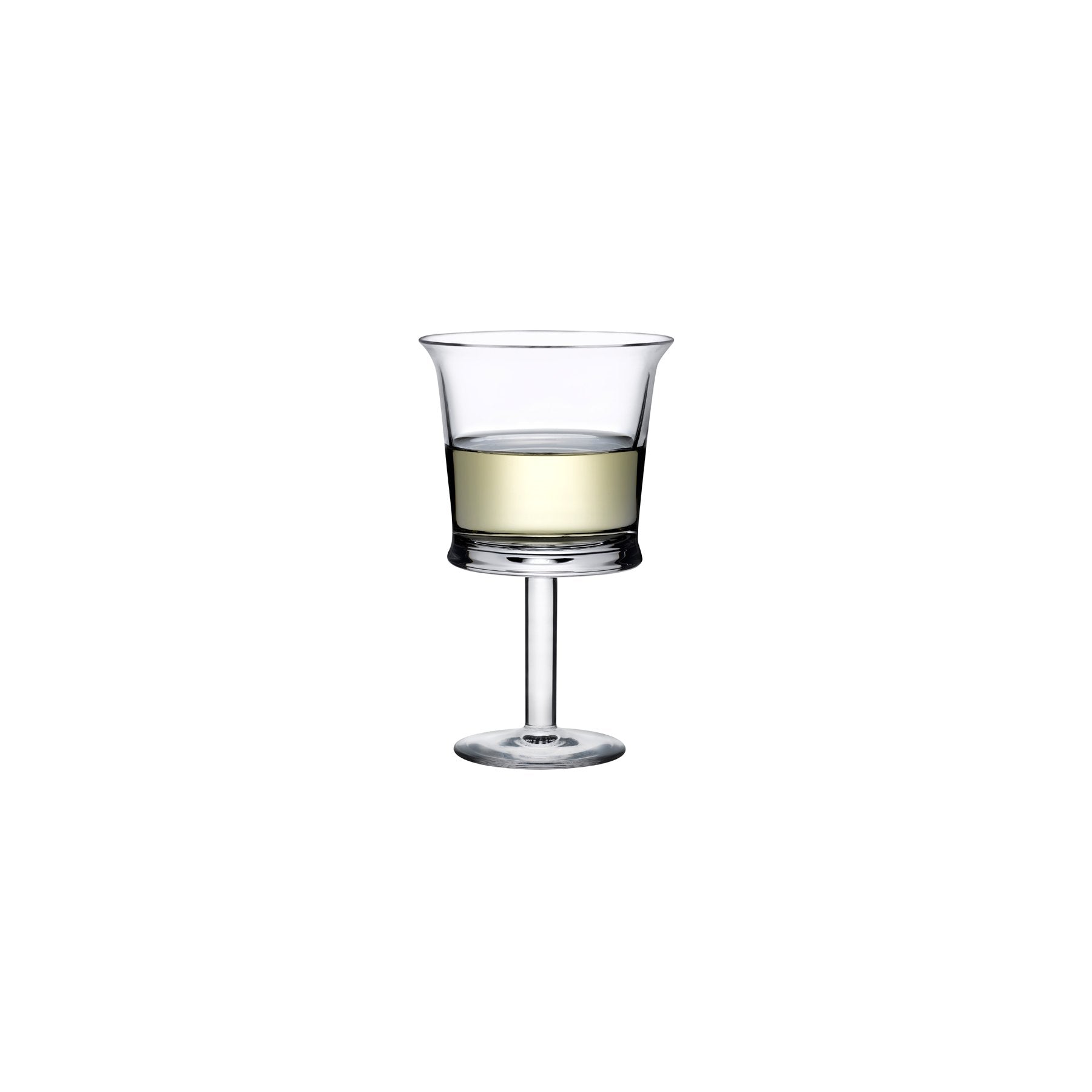 Jour White Wine Glasses | Clear Crystal | Set of 2