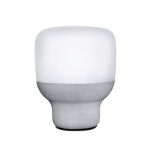 Smooth Lamp With Stone Base | Clear Crystal/Stone