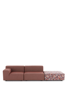 Plastics Armless Sofa | Single | Rust