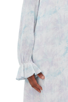 Pleated Georgette Midi Dress | Cherry Blossom