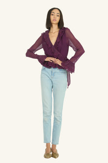 Poet Blouse | Bordeaux