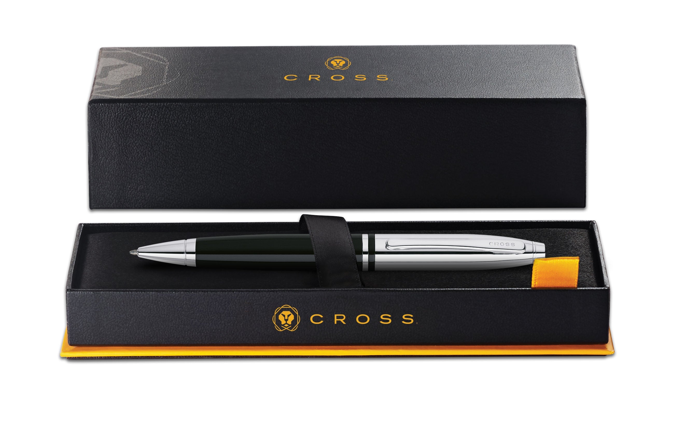 Calais Ballpoint Pen | Chrome/Black Lacquer