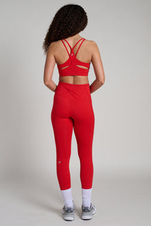 Fabletics | Boost Powerhold High-Waisted Legging | Heated Red
