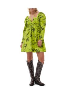 Printed Cotton Mini Dress | Tender Shoots