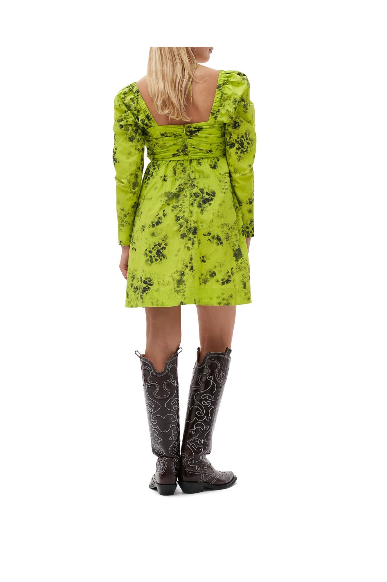 Printed Cotton Mini Dress | Tender Shoots
