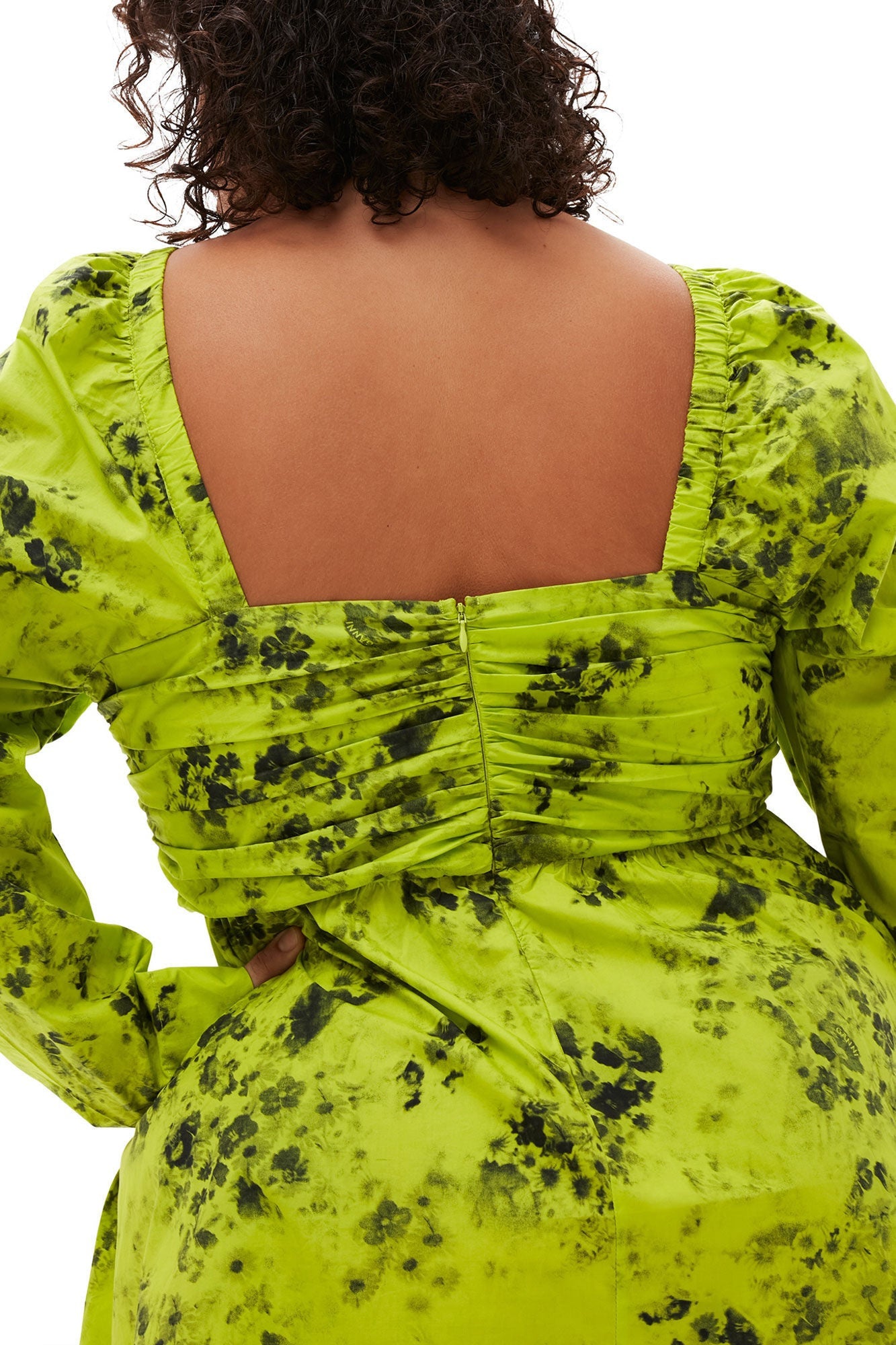 Printed Cotton Mini Dress | Tender Shoots
