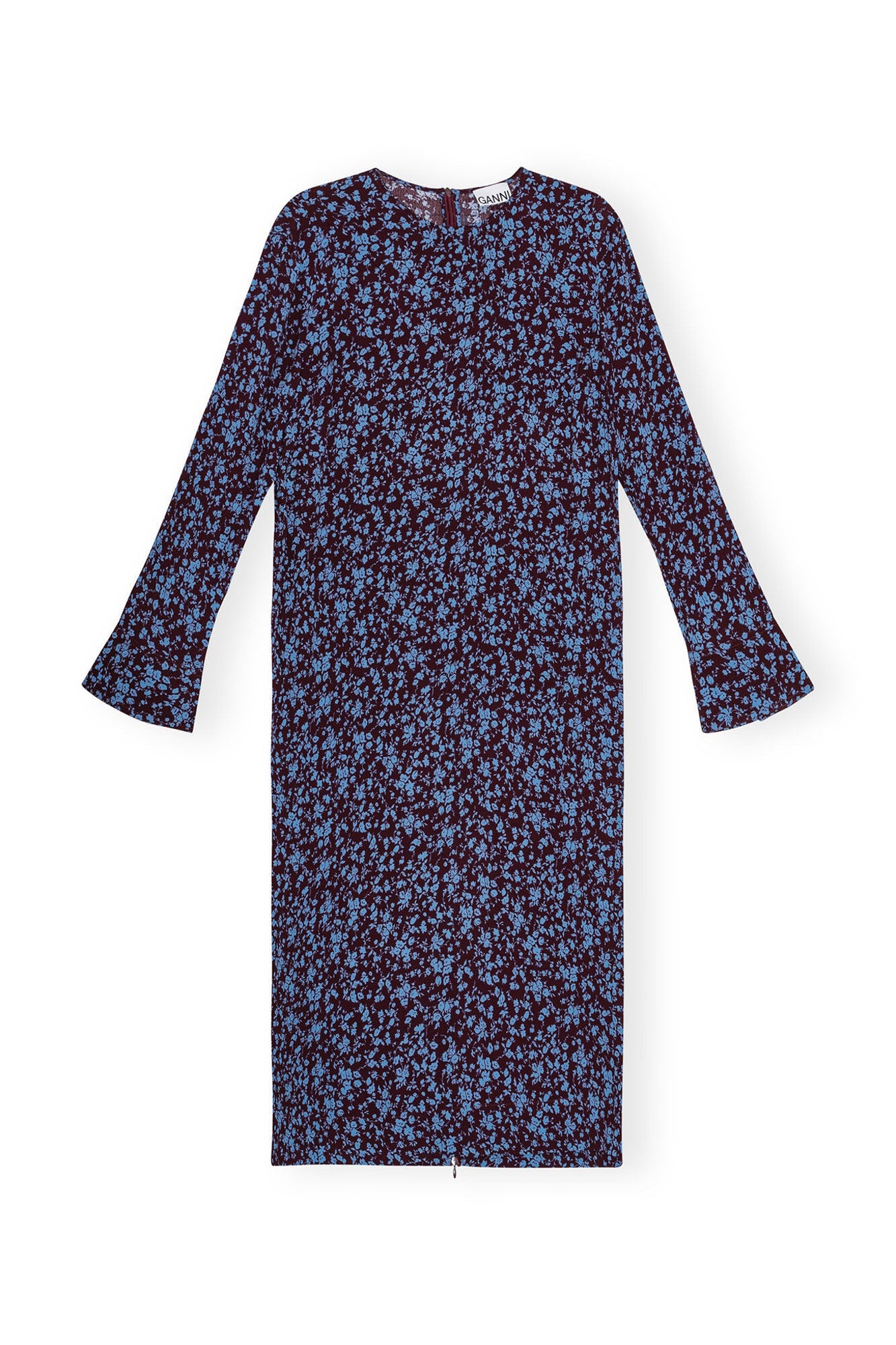 Printed Crepe Midi Dress | Port Royale