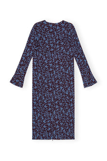 Printed Crepe Midi Dress | Port Royale
