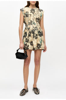 Printed Marl Mesh Corset Mini Dress | Afterglow